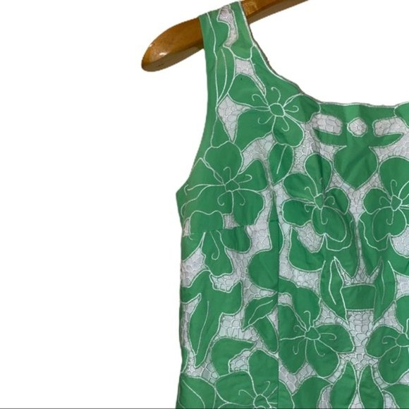 Lilly Pulitzer Capricia Engineered Eyelet Lace Shift Dress Size 2 52932 - Picture 3 of 8